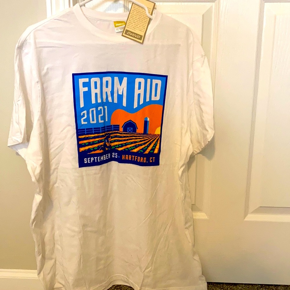 Official 2021 Farm Aid commemorative t-shirt